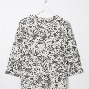 Fat Face Amari Jacquard Sweatshirt size 16